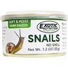image:imageCanned Snails 6 Pack  Healthy High Protein Insect Treat  Hedgehogs Sugar Gliders Reptiles Wild Birds Chickens Lizards Bearded Dragons Skunks Opossums Fish Amphibians Turtles