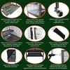 image:imageDurable AllMetal Mansion Cage for Chinchillas Rats Ferrets Degus 2Level320L x 220W x 385H