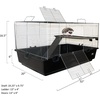 image:imageExotic Nutrition Hedgehog Home amp Starter Package  Includes Durable Cage Exercise Wheel Healthy Food Natural Treat MultiVitamin amp Hideout