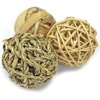 image:imageGrass Ball Trio  All Natural Woven Grass Play Ball amp Safe Chew Toy  Rabbit Guinea Pig Chinchilla Prairie Dog Degu Rat Hedgehog Hamster Rat Ferret Squirrel Bird Sugar Glider amp Small Pets