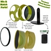 image:imageSilent Runner 12 Wide  Cage Attachment  Silent Fast Durable Exercise Wheel  Sugar Gliders Degus Rats Hedgehogs Prairie Dogs amp Small Pets