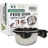 image:imageStainless Steel Cup wHolder  Durable Metal Mountable Food amp Water Dish  Sugar Gliders Hedgehogs Chinchillas Rats Ferrets Guinea Pigs Rabbits Squirrels Birds 5 oz SilverSilver