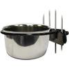 image:imageStainless Steel Cup wHolder  Durable Metal Mountable Food amp Water Dish  Sugar Gliders Hedgehogs Chinchillas Rats Ferrets Guinea Pigs Rabbits Squirrels Birds 5 oz SilverSilver