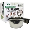 image:imageStainless Steel Cup wHolder  Durable Metal Mountable Food amp Water Dish  Sugar Gliders Hedgehogs Chinchillas Rats Ferrets Guinea Pigs Rabbits Squirrels Birds 5 oz SilverSilver