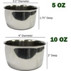 image:imageStainless Steel Cup wHolder  Durable Metal Mountable Food amp Water Dish  Sugar Gliders Hedgehogs Chinchillas Rats Ferrets Guinea Pigs Rabbits Squirrels Birds 5 oz SilverSilver