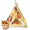 image:imageTeepee Tent  Small Animal Bed  Hamster Sugar Gliders Hedgehogs Guinea Pigs Gerbils Rats Degus amp More  HutDenHideoutIglooHideawayHouseHome