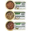 image:imageCanned Insect Assortment 3 Pack  Healthy HighProtein Treat  Sugar Gliders Hedgehogs Skunks Squirrels Wild Birds Opossums Turtles Tropical fish Reptiles Amphibians amp Other Small Pets