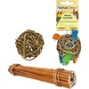 image:imageWillow Value Pack  Natural Safe Woven Wood Chew Toys  Hamsters Guinea Pigs Rabbits Hedgehogs Chinchillas Rats Ferrets Sugar Gliders Squirrels Prairie Dogs Marmosets Degus amp Small Pets