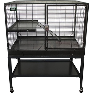 image:imageDurable AllMetal Mansion Cage for Chinchillas Rats Ferrets Degus 2Level320L x 220W x 385H