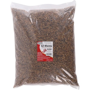 image:imageEZWorms 10 lb  Blend of Dried Mealworms amp Black Soldier Fly Larvae BSFL  Healthy Insect Treat  Chickens Bluebirds Sugar Gliders Hedgehogs Squirrels Skunks Reptiles Turtles Fish10 Pound Pack of 1