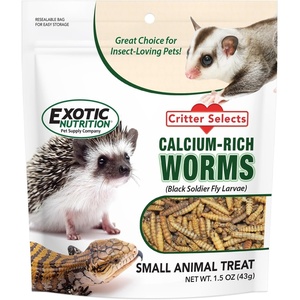 image:imageExotic Nutrition Dried Black Soldier Fly Larvae 15 oz  HighCalcium Insect Treat  Chickens Wild Birds Hedgehogs Bluebirds Reptiles Sugar Gliders Opossums Skunks Lizards Fish15 Ounce Pack of 1