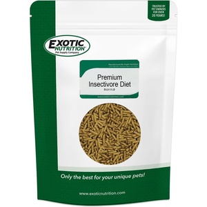 image:imagePremium Insectivore Diet 125lb  Healthy Nutritious Chicken Based High Protein Pellet Diet  for Sugar Gliders Hedgehogs Opossums Skunks amp Other Insectivores8 Pound Pack of 1