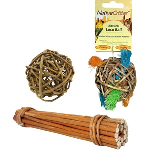 image:imageWillow Value Pack  Natural Safe Woven Wood Chew Toys  Hamsters Guinea Pigs Rabbits Hedgehogs Chinchillas Rats Ferrets Sugar Gliders Squirrels Prairie Dogs Marmosets Degus amp Small Pets